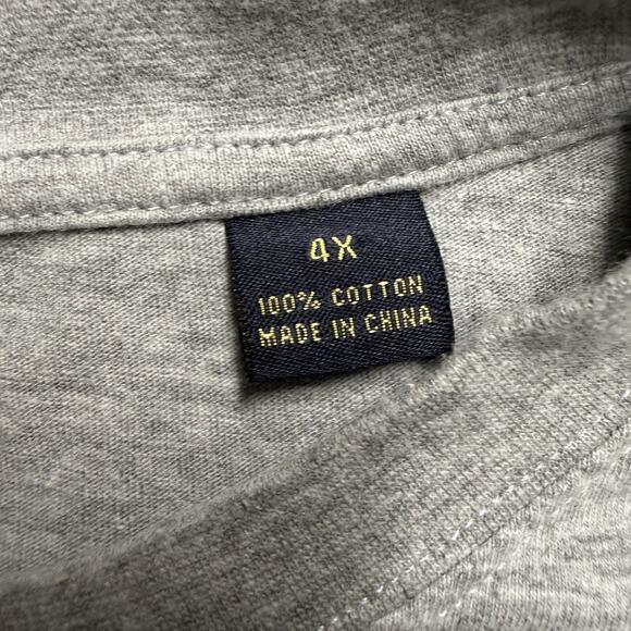 Kani Gold T-Shirt Mens 4X Gray Cross Floral Y2K Crew Neck Short Sleeve Grunge - Picture 3 of 6